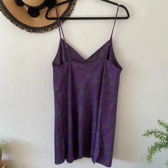Savage x Fenty Purple Night Star Chaser Satin Slip Chemise - Picture 9 of 14
